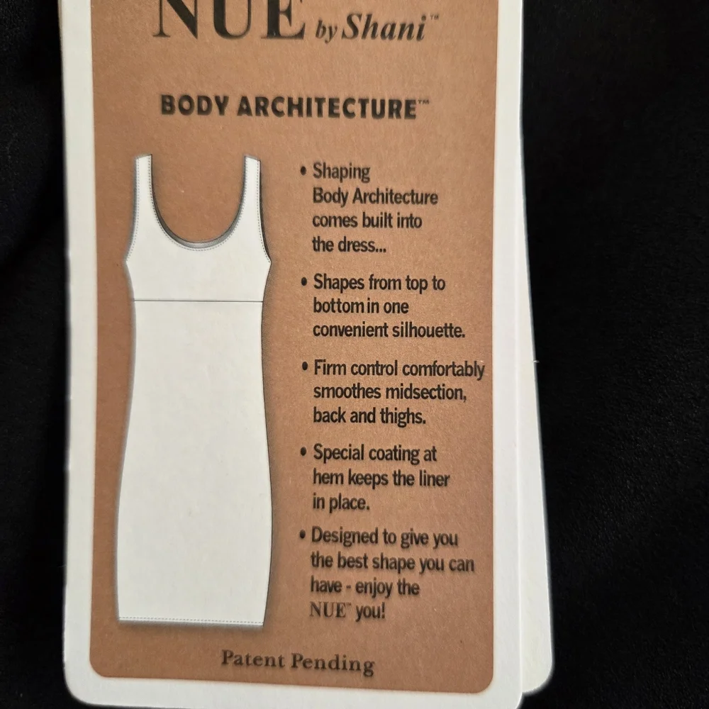 Nue By Shani Black Asymmetrical Sheath Mini Dress Size 6 NWT $290 Embelished - Picture 10 of 13
